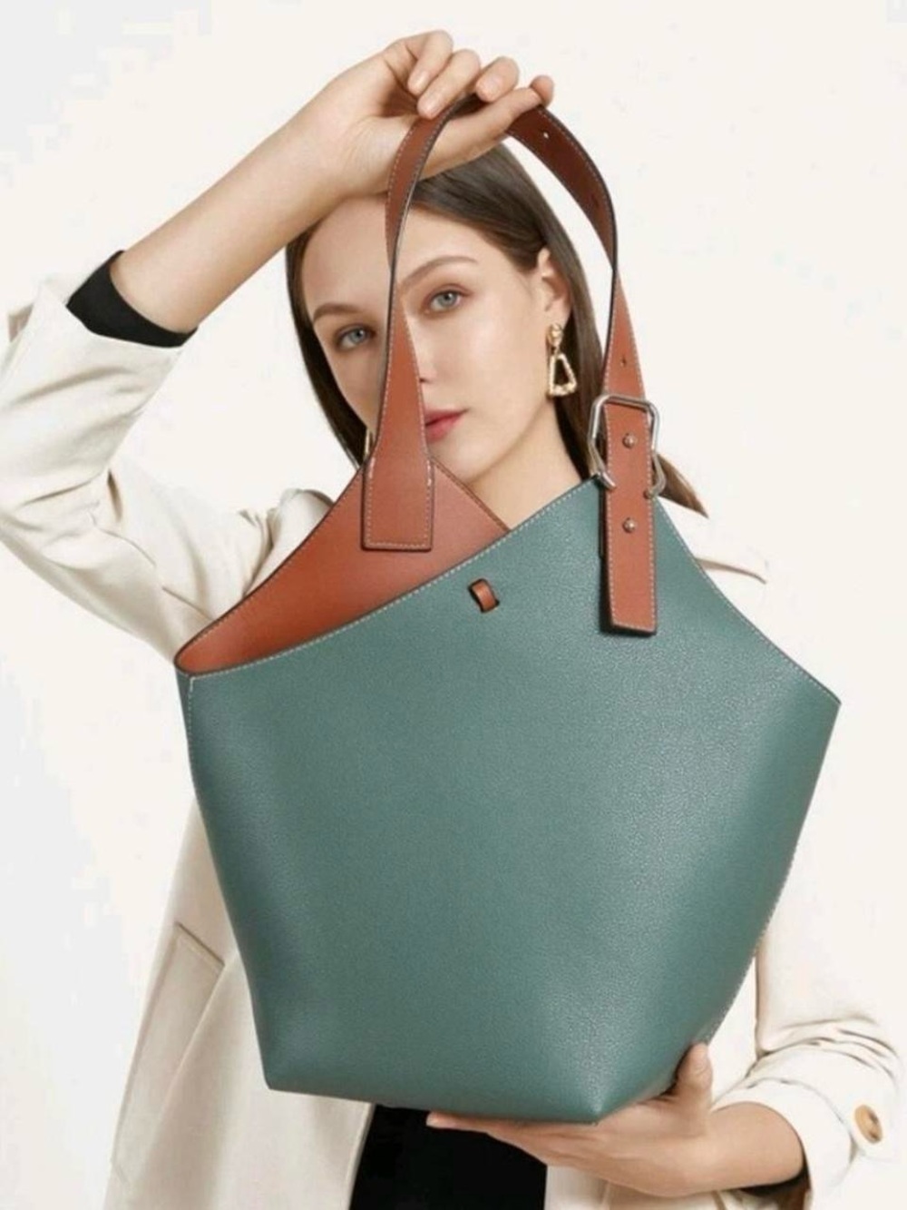 MDBM Maison de Beaute Marseilles Cholet Bucket Purse | Genuine Leather | New
